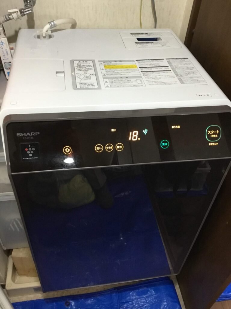 シャープ製ドラム式洗濯機 ES-G110の分解クリーニング - 天佑ハウス