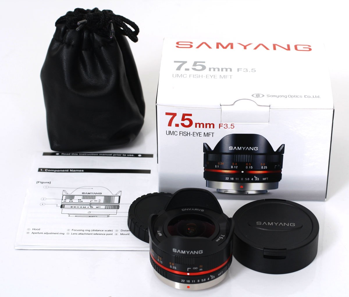 楽天市場】SamYang 7.5mm F3.5 FISH-EYE LENS MFT マイクロフォー