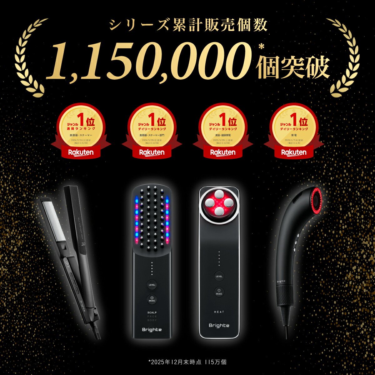 公式 4月購入品【ブライト エレキブラシ プラス】ELEKI BRUSH+ 美品