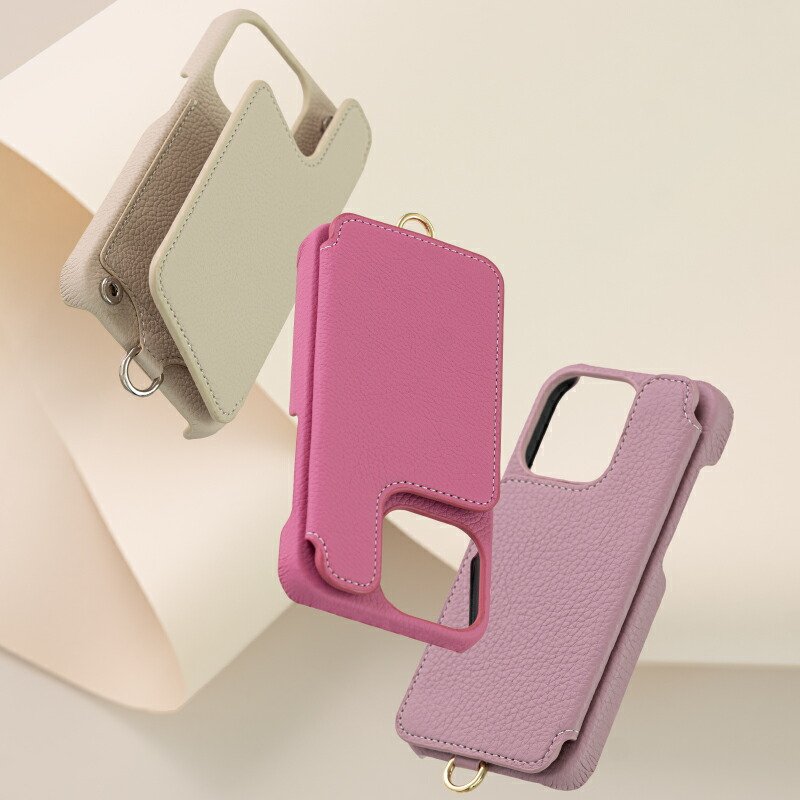 楽天市場】【DEMIU公式】iPhone16 ケース 背面 手帳型 本革レザー