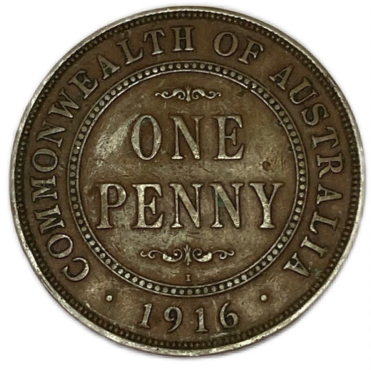 楽天市場】オーストラリア 銅貨 ONE PENNY 年代ランダム VF 1 ペニー