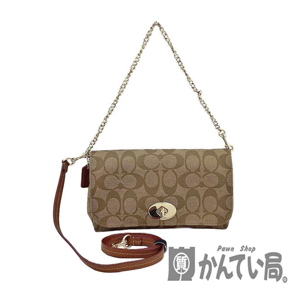 楽天市場】K COACH F34615 PVC シグネチャー 2WAYショルダーバッグ