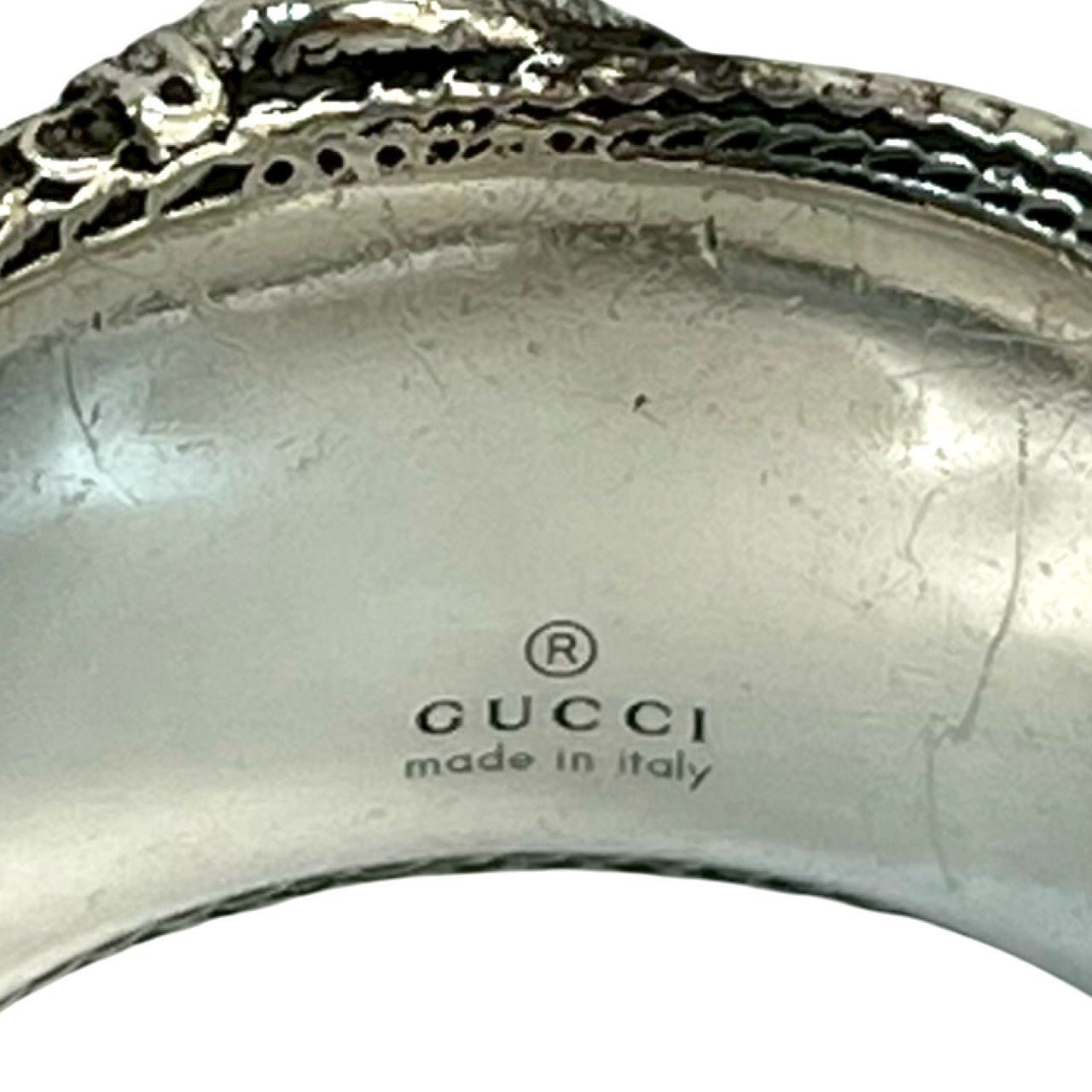 GUCCI グッチ インターロッキング ダブルG スネーク リング 指輪 – Trip