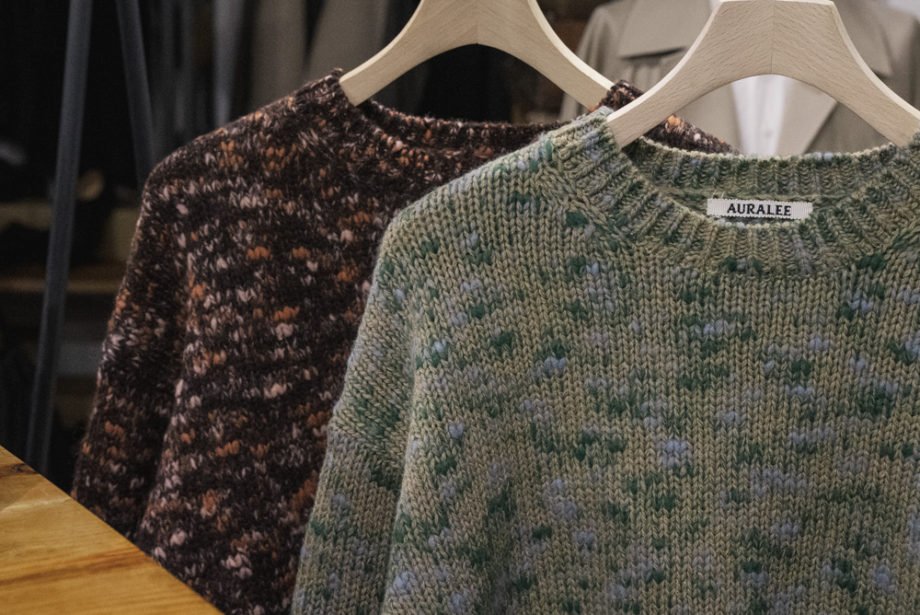 AURALEE -Wool Mix Color Slub Yarn Knit P/O- | twelve blog
