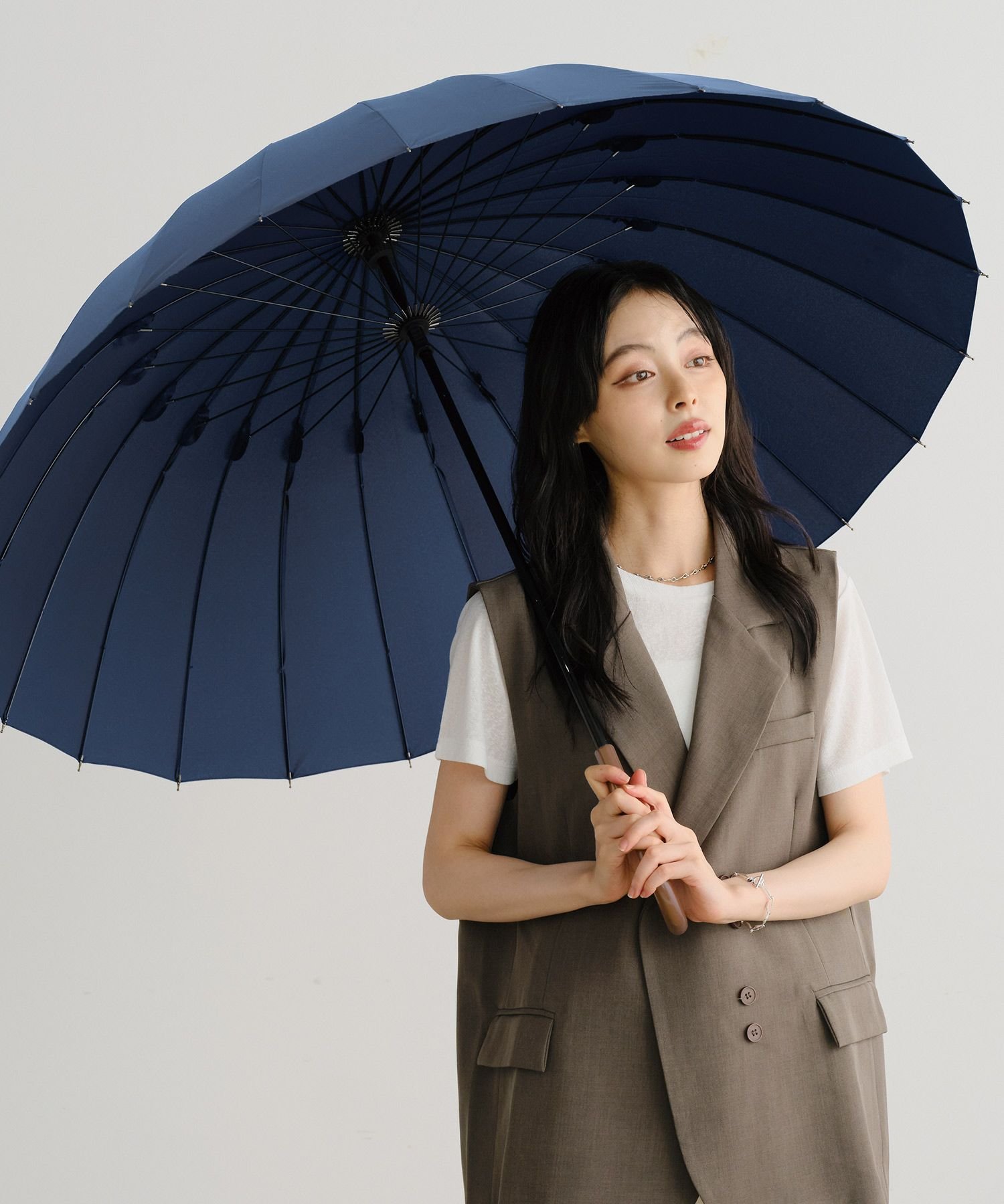 UNISEX 16K Wpc. 雨傘 長傘 16本骨 多骨 晴雨兼用 | 【公式】Wpc