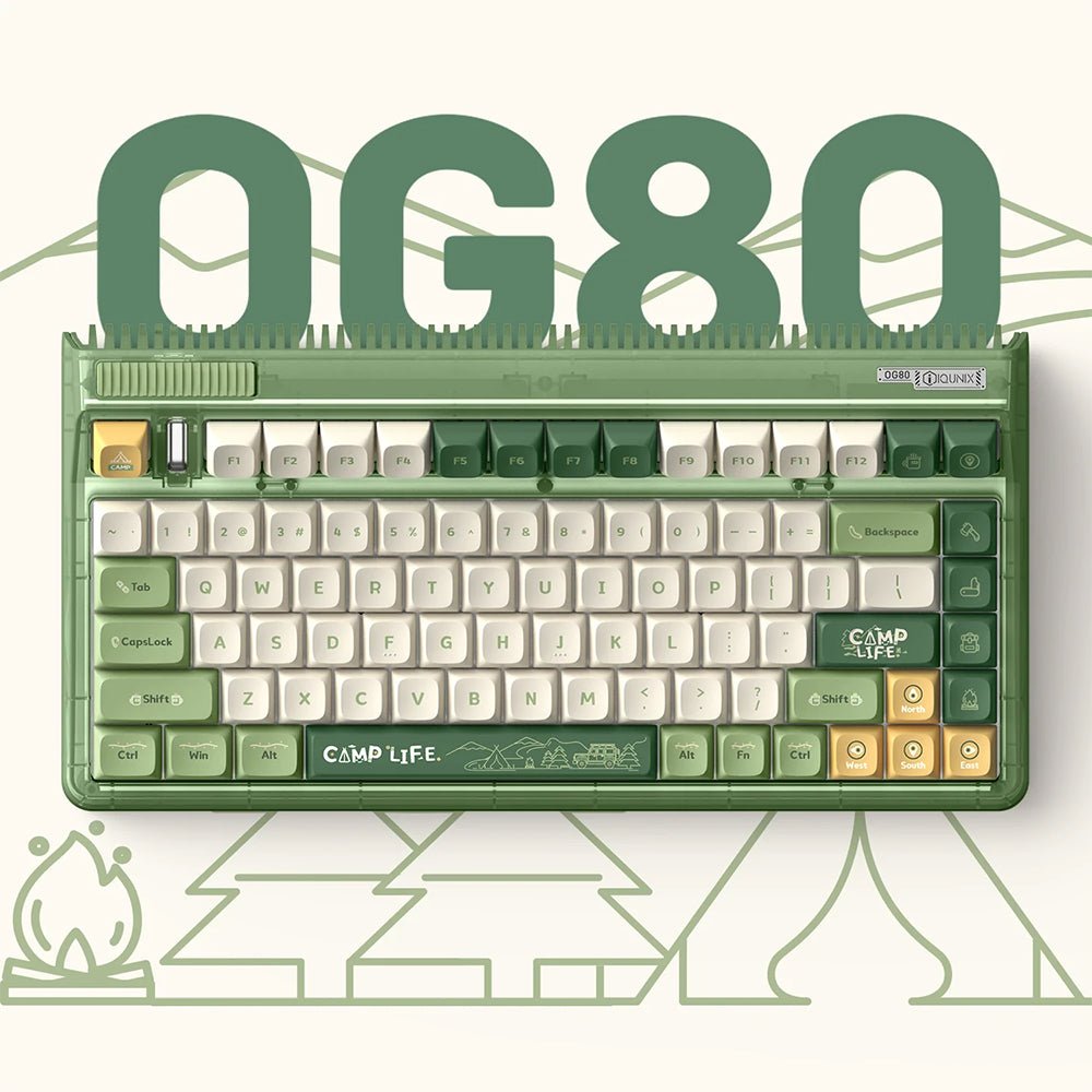 iQunix OG80 メカニカルキーボード 有線 無線 US配列 75%サイズ