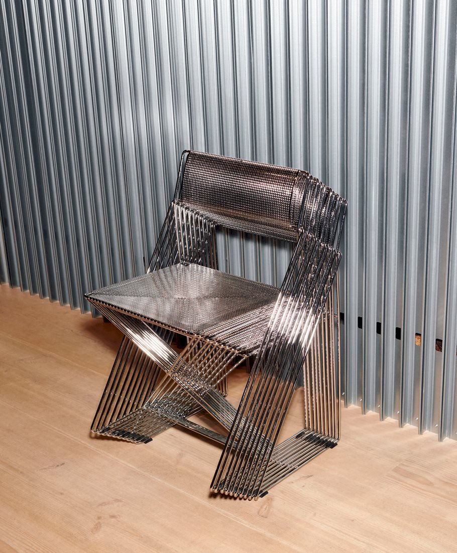 HAY relaunches Niels Jørgen Haugesen's iconic 1970s X-Line Chair