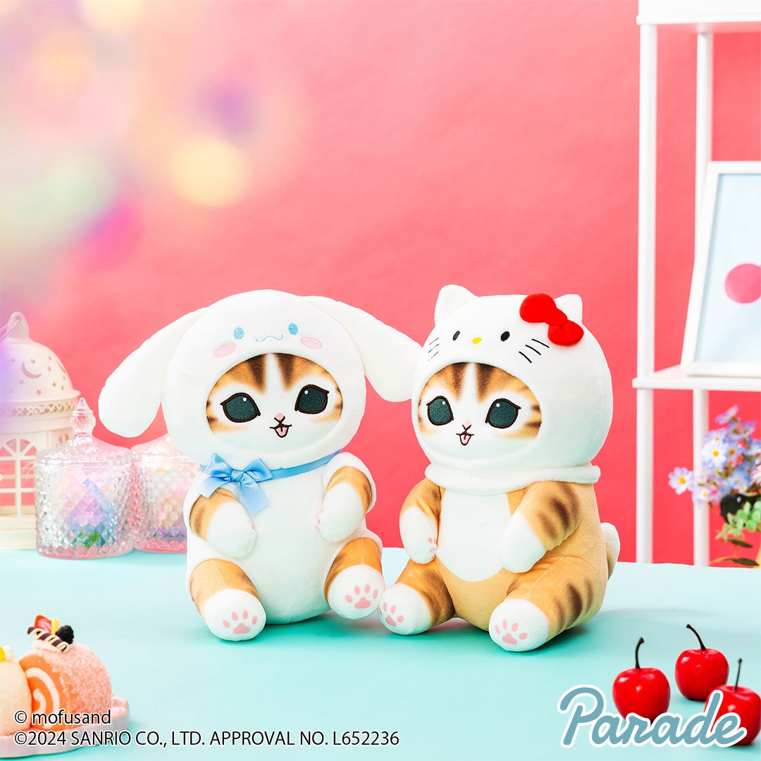 mofusand×サンリオキャラクターズ BIGぬいぐるみ② | 商品紹介 | 株式