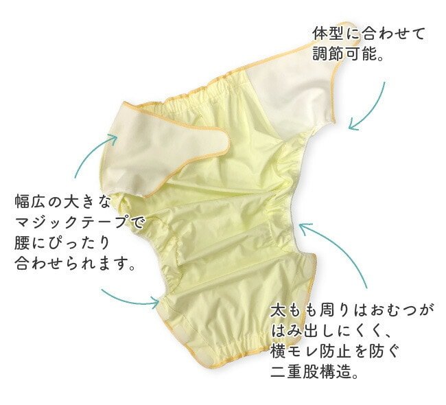 エコフィッティー おむつカバー オムツカバー 大人用 介護 日本製 布