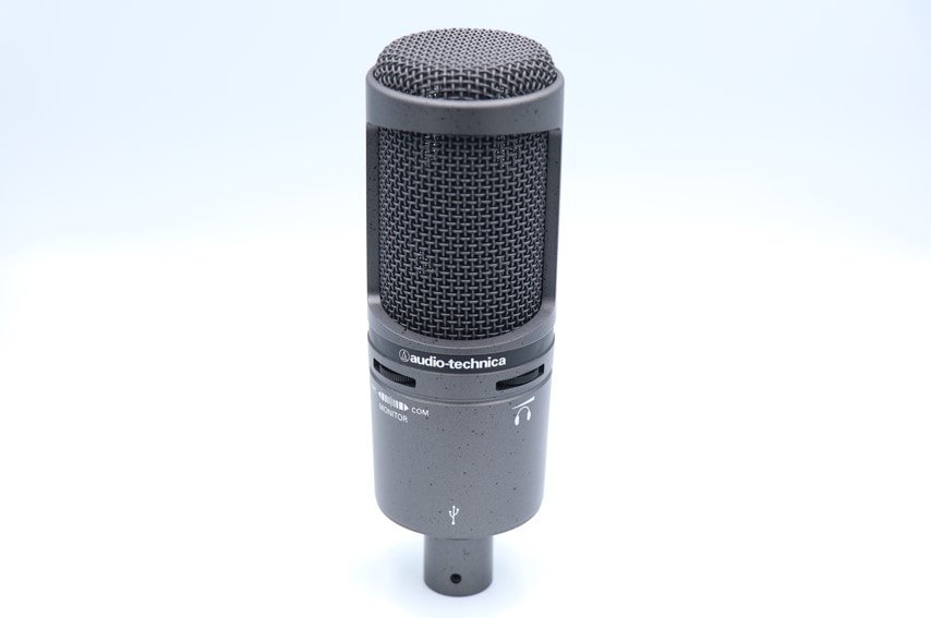 audio technica AT2020USB+をレビュー。配信やナレーションに最適な高