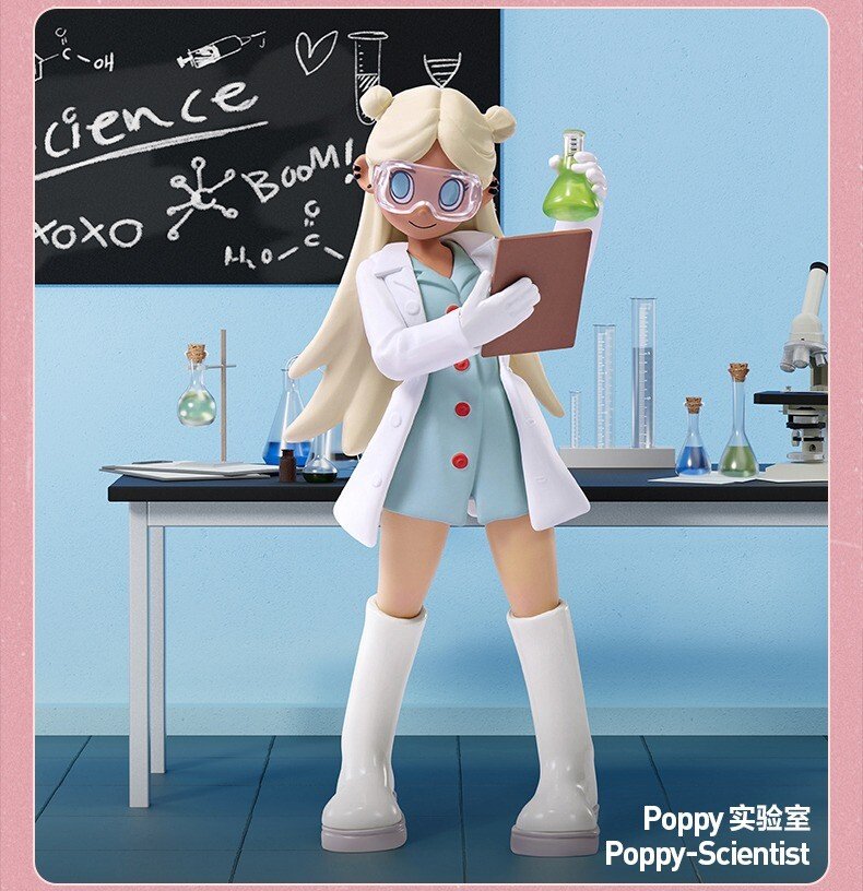 Genuine Peach Riot Rush Hour Series Poppy-Scientist Blind Box