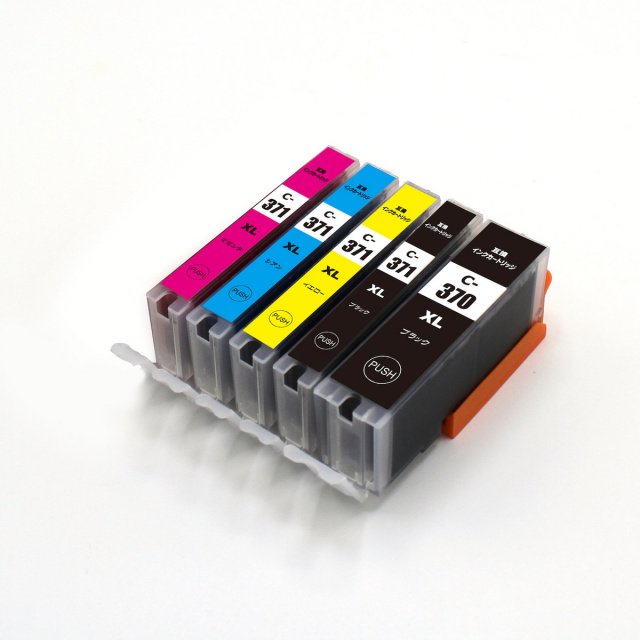 Canon(キヤノン)互換インクカートリッジ BCI-371XL+370XL/5MP 5色