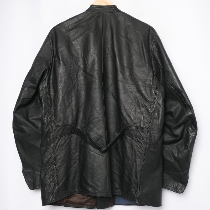 50-60s Sweden Vintage Double breasted Leather J