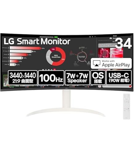 Amazon.co.jp: LG 34WK95U-W 34