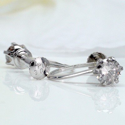 ダイヤモンド イヤリング プラチナ プラチナ900 pt900 ダイヤ 0.5ct 一