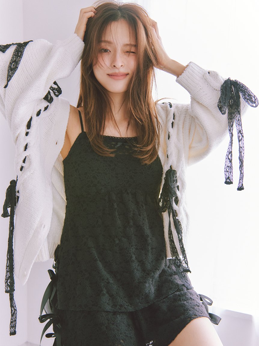 リボンカーディガン(カーデ＆ガウン)｜スナイデルホーム｜SNIDEL