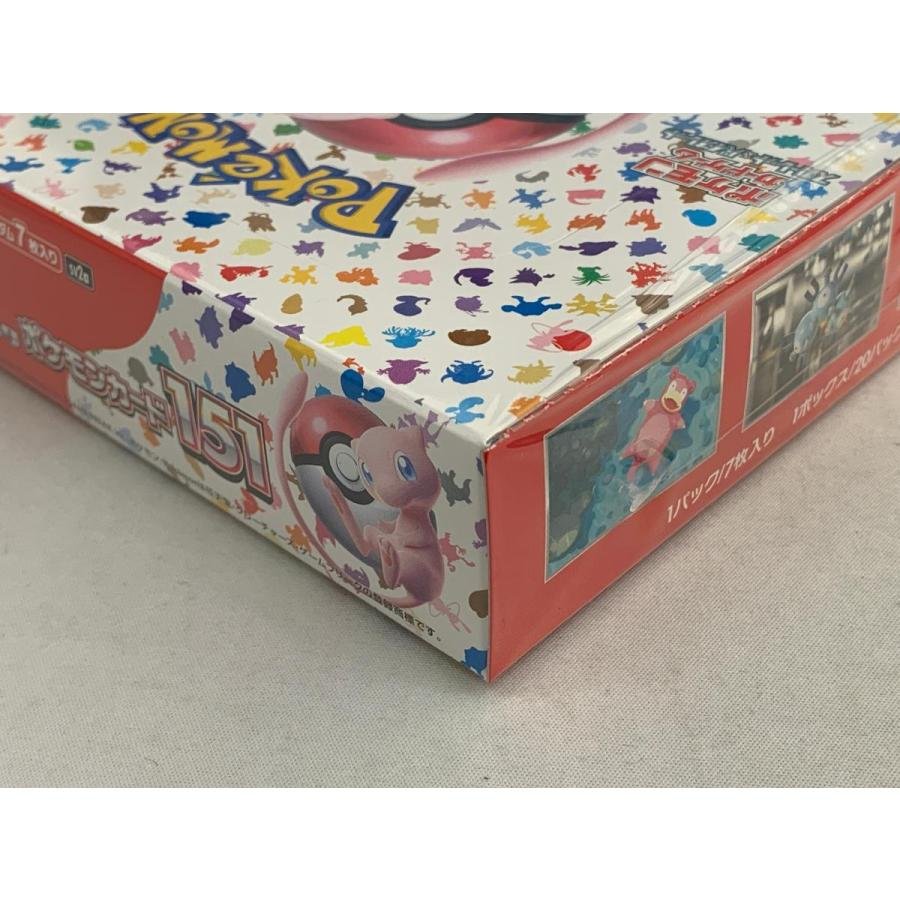シュリンク未開封】ポケモンカードゲーム 151 BOX 傷有り ポケモン