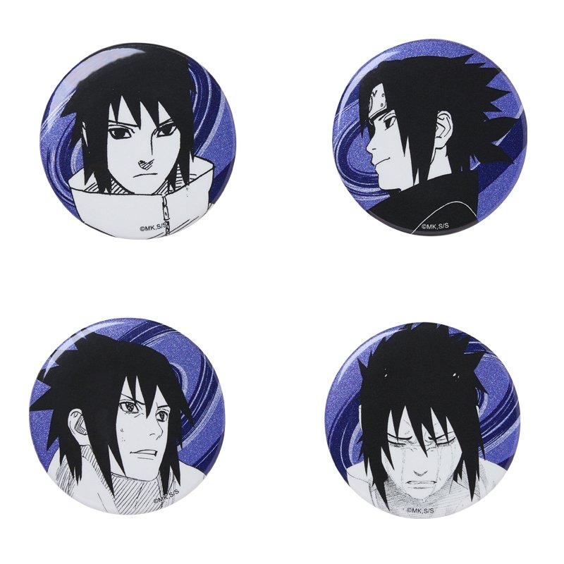 NARUTO－ナルト－』缶バッジ4個セット EMOTIONS うちは