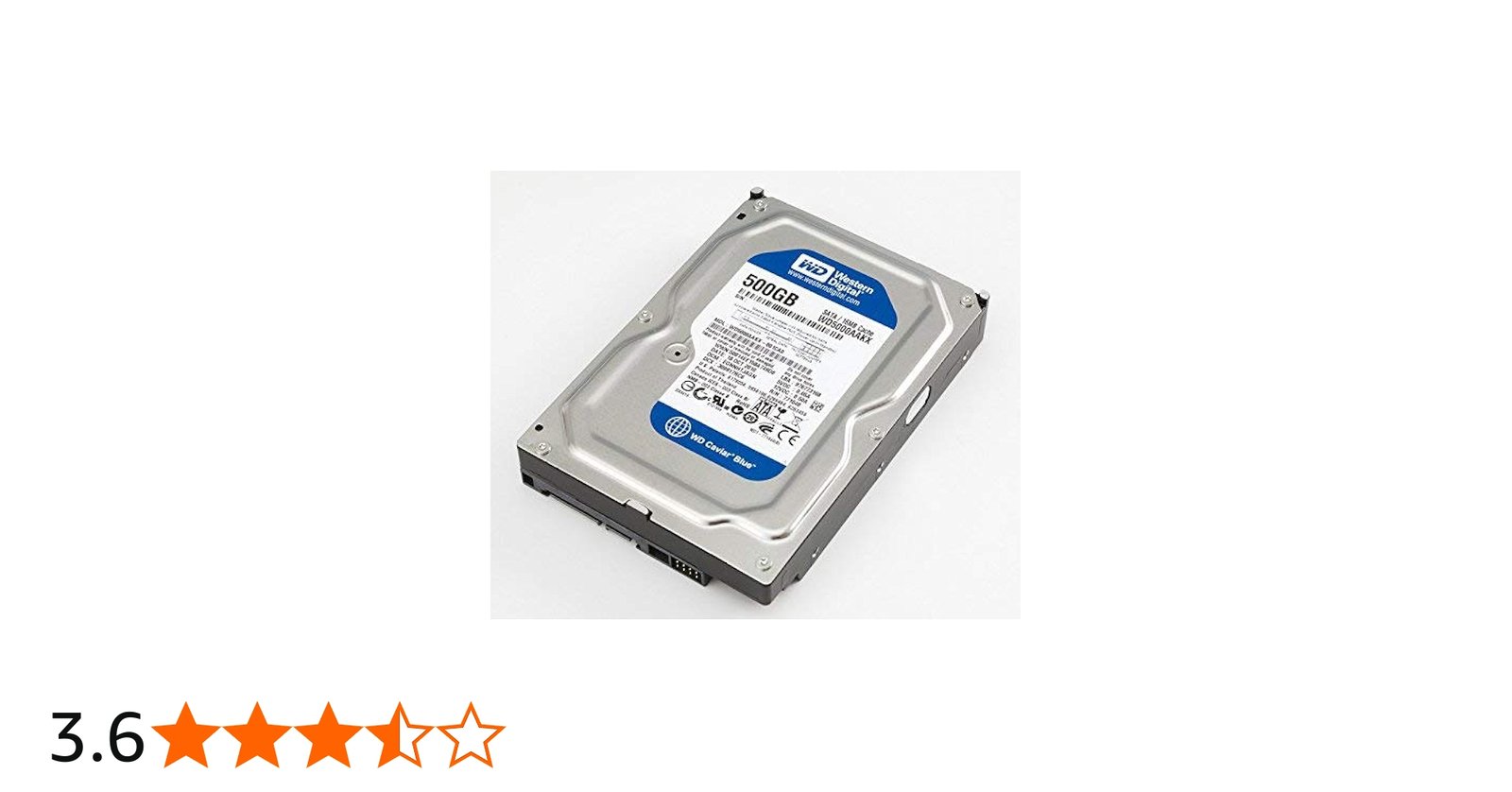 Amazon | [WesternDigital] ウエスタンデジタル 3.5inch HDD 500GB
