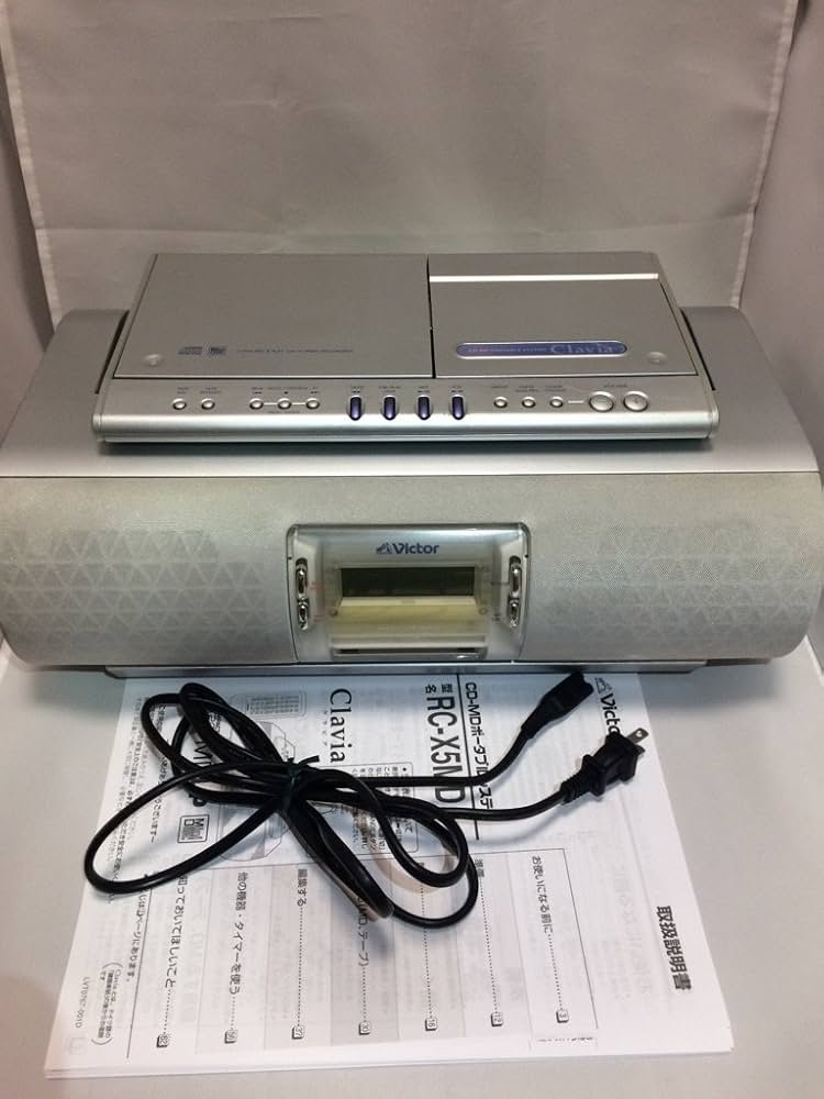 Amazon.co.jp: ビクター Victor MDLP/CD/カセット搭載ラジカセ RC-X5MD