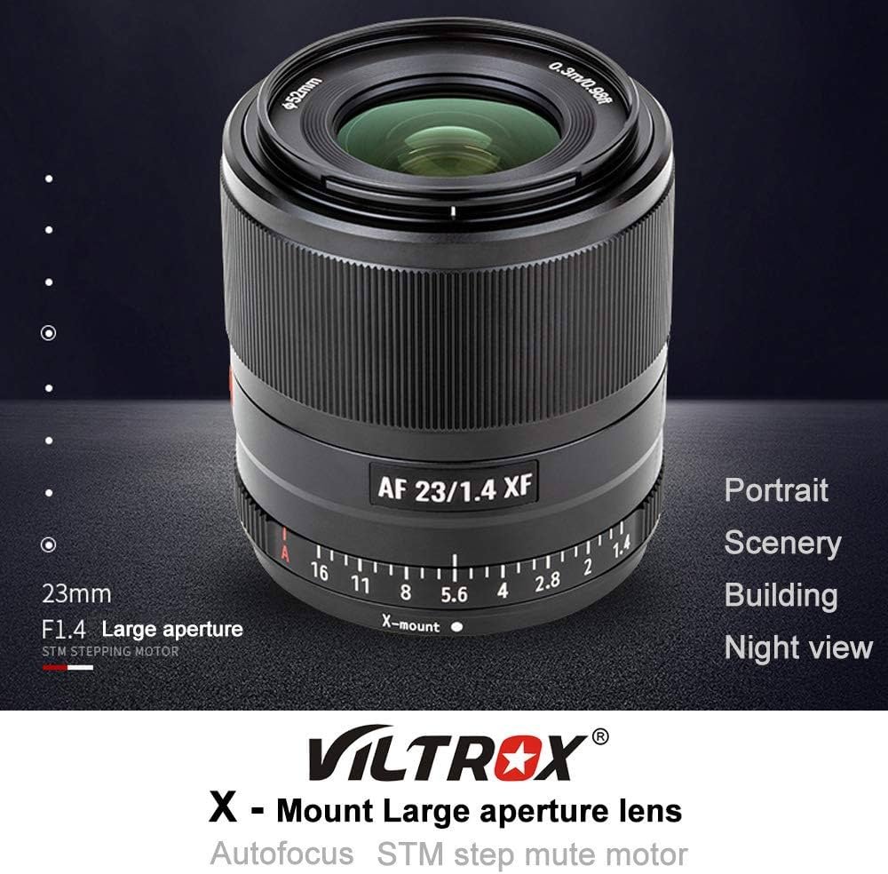 Amazon.co.jp: Viltrox 23mm f1.4 大口径 単焦点レンズ STM ノイズレス