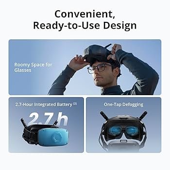 Amazon.com: DJI Goggles N3, FPV Goggles with 1080p Ultra-Wide