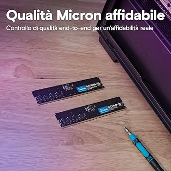Crucial RAM DDR5 16GB Kit (2x8GB) 5600MHz, Memoria PC (o 5200MHz