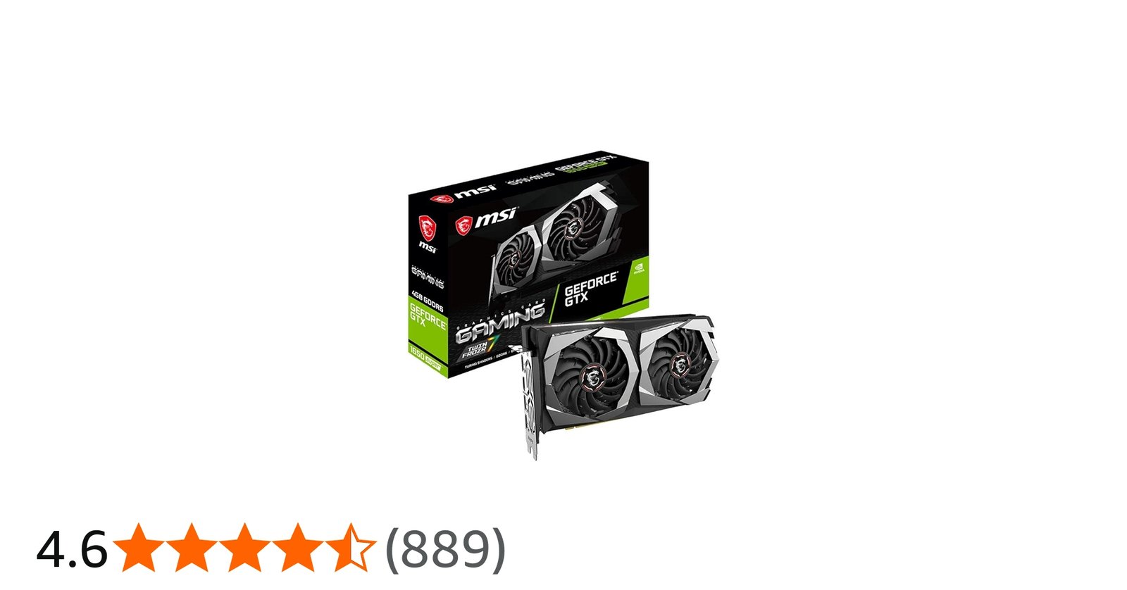 Amazon | msi Gaming GeForce GTX 1650 Super 128ビット HDMI/DP 4GB