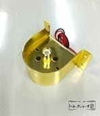 レトロ 水中花ライト 【グリーン】 選べるステー 金メッキ 鏡面