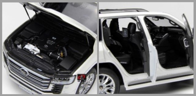 新品 LCD18013ZXWH LCD 1/18 トヨタ ランドクルーザー300 ZX ホワイト