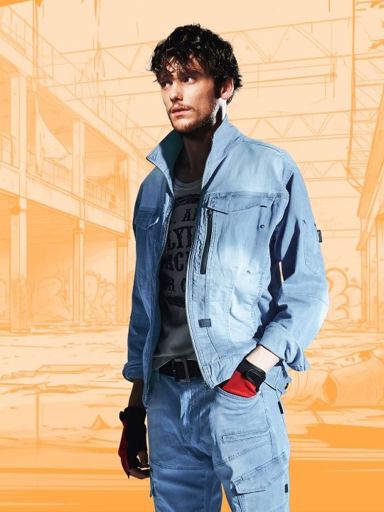 Z-DRAGON】 76300 ストレッチ長袖ジャンパー[春夏]※SLIM FIT※通販