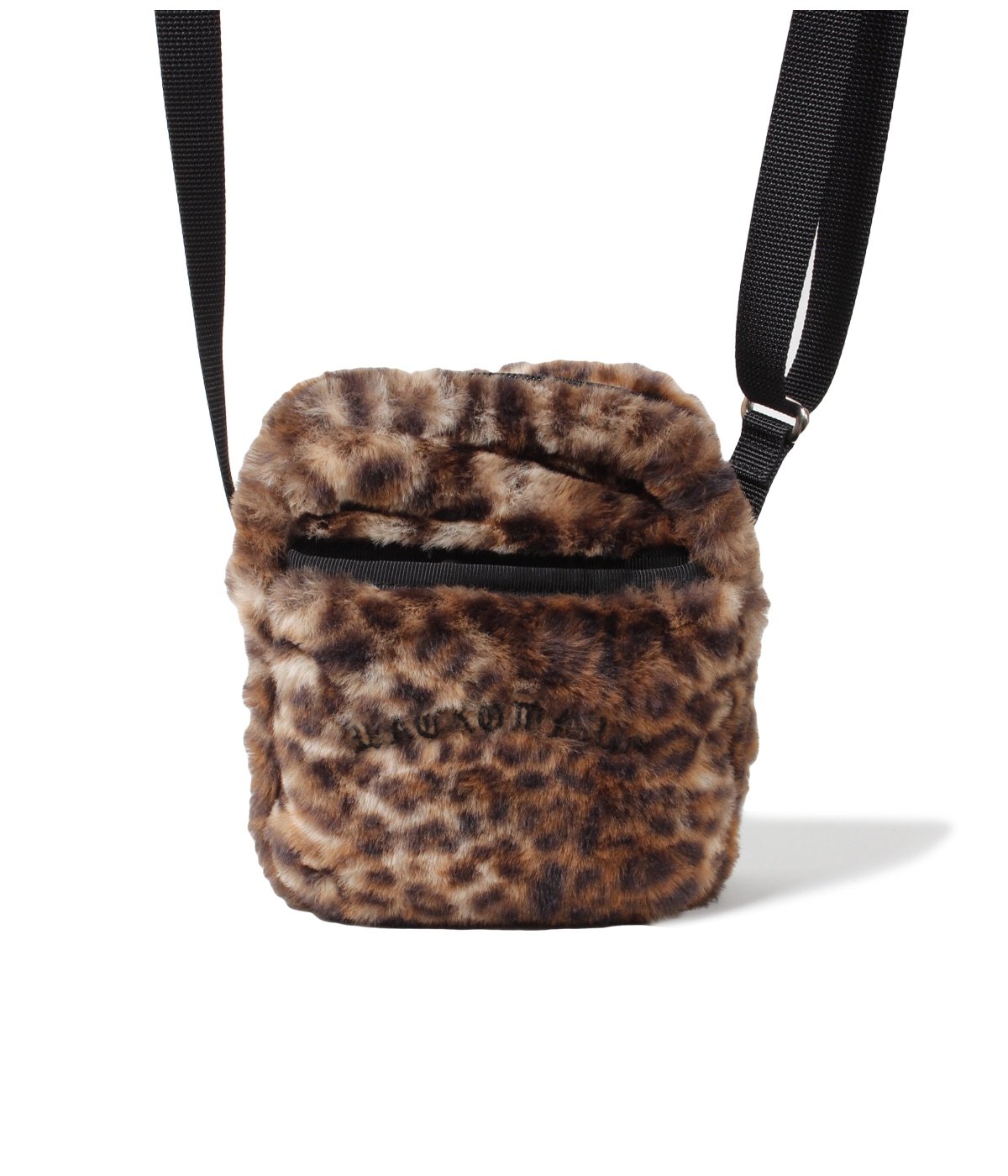 SPEAK EASY / MINI SHOULDER BAG -FAUX LEOPARD FUR-【BEIGE】｜WACKO