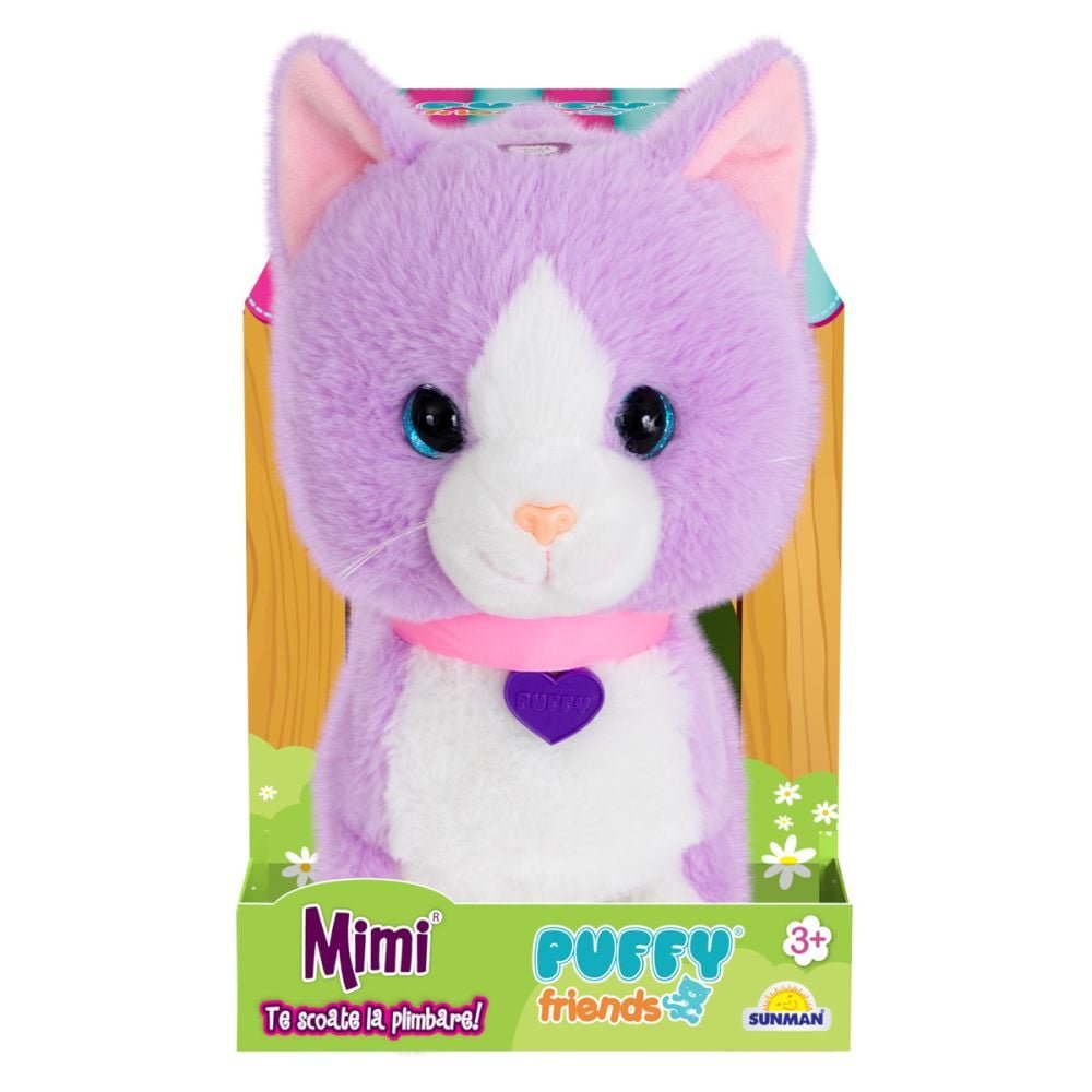 Jucarie de plus interactiva Puffy Friends, pisicuta Mimi | Noriel