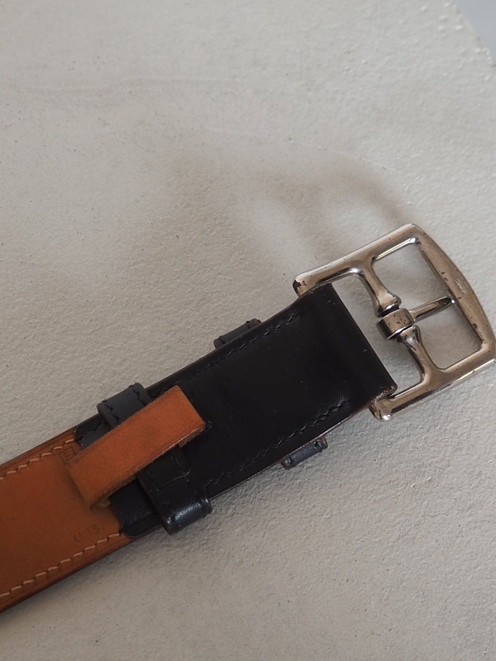 HERMES エルメス エトリヴィエール ベルト 85 メンズ マルジェラ期