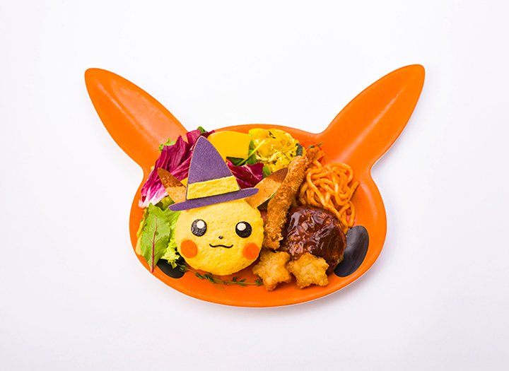 ピカチュウがハロウィンハットをかぶったり、ミミッキュの仮装をしたり