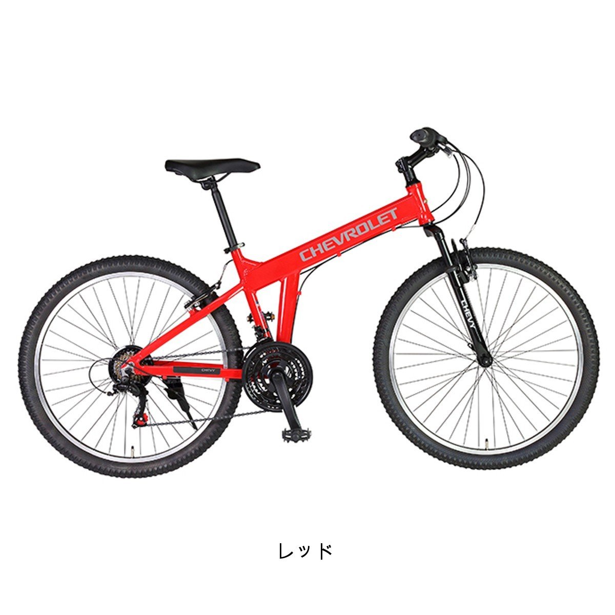 シボレー CHEVROLET AL-MTB2621Fsus スポーツ車 26インチ レッド 21段