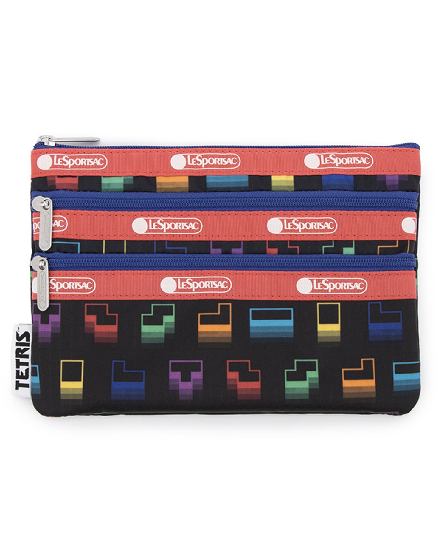 LeSportsac×Tetris(TM)】3ZIP COSMETIC｜ポーチ｜ポーチ/アクセサリー