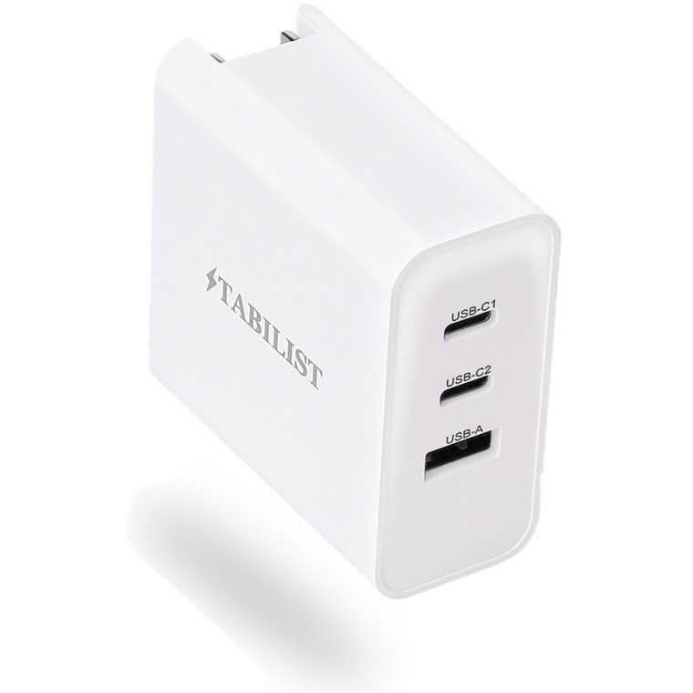 PD 急速充電器 USB Type-C 65W 3ポート GaN 折畳み PSE認証済 PD3.0
