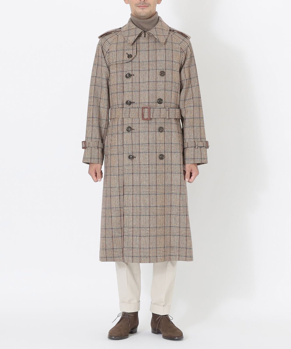 SANYOCOAT×Paul Stuart】 ブリティッシュツイード ダブルトレンチ