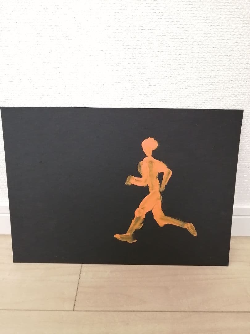 羽山奈保　リバーシブル絵画　A4