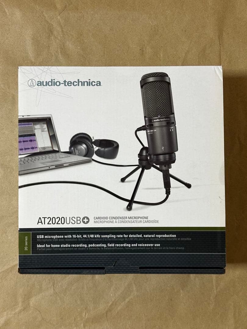 audio-technica AT2020USB+ コンデンサーマイク　使用僅少 AUDIO-TECHNICA AT2020USB-X 〜USB-C端子を搭載したUSBコンデンサー