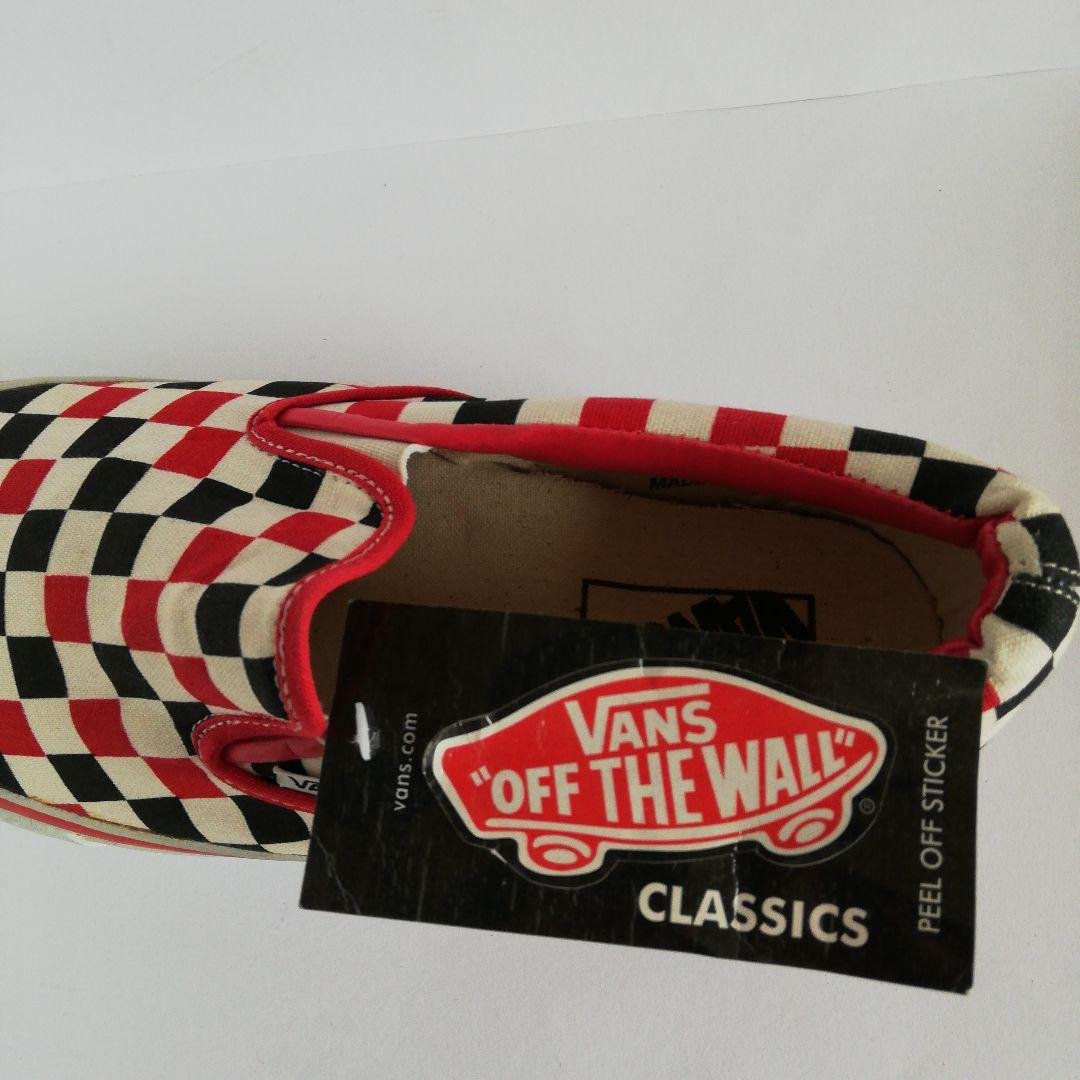 VANS バンズ スリッポン チェッカー 90's USA製 デッドストック - メルカリ