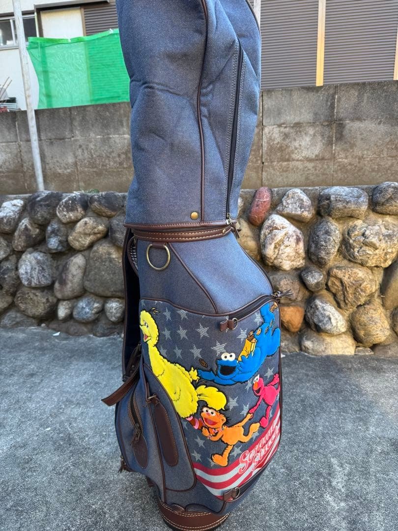 【希少⭐️レア物 】セサミストリート キャディバッグ　ゴルフバッグ 2026年最新】セサミストリート キャディバッグの人気アイテム - メルカリ