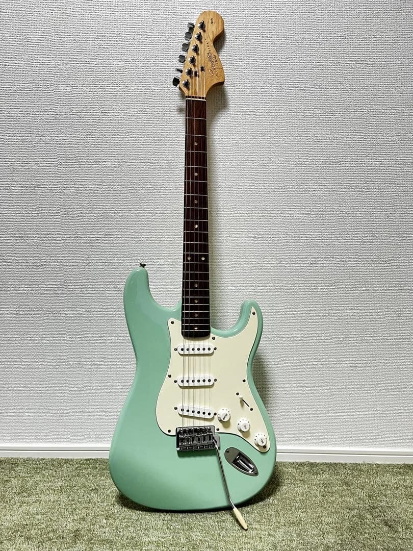 ギター Squier FSR Affinity Stratocaster Squier by Fender FSR Affinity Series Stratocaster Surf Green
