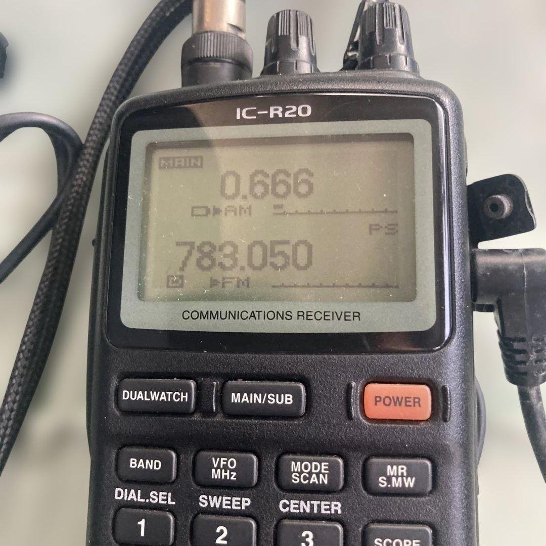 ICOM IC-R20 広帯域受信機　本体のみ 広帯域受信機IC-R20