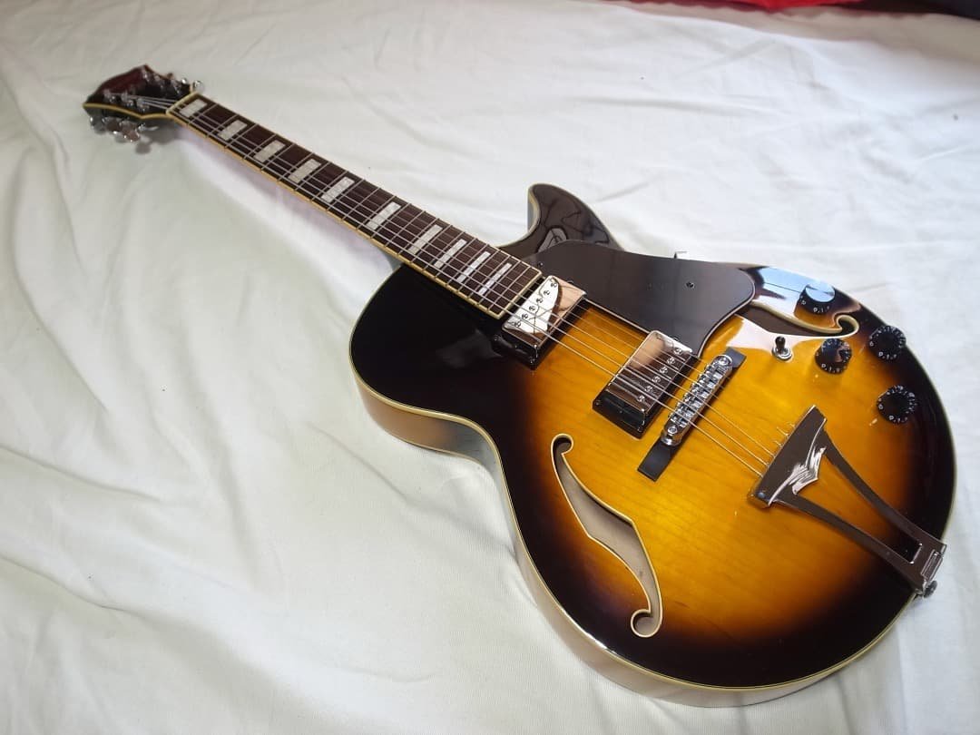 マ*シ様 美品　Ibanez AG75 BS　コンパクト　 フルアコ　ほぼ未使用
