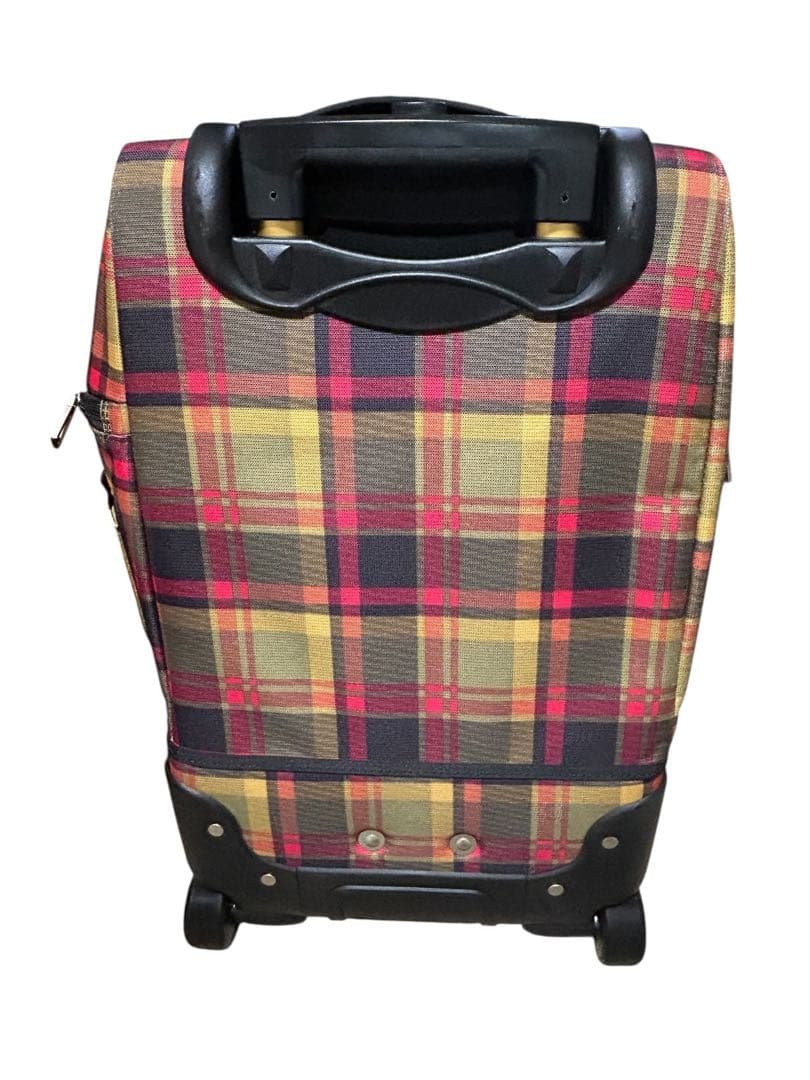 BURTON バートン キャリーバッグ チェック柄 マルチカラー 静音