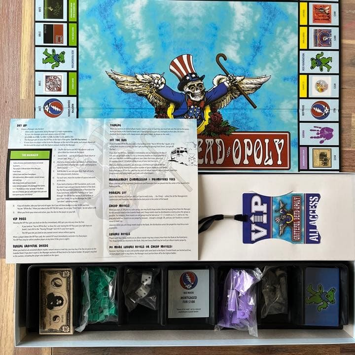 GREATFUL DEAD：monopoly (モノポリー /ボードゲーム)