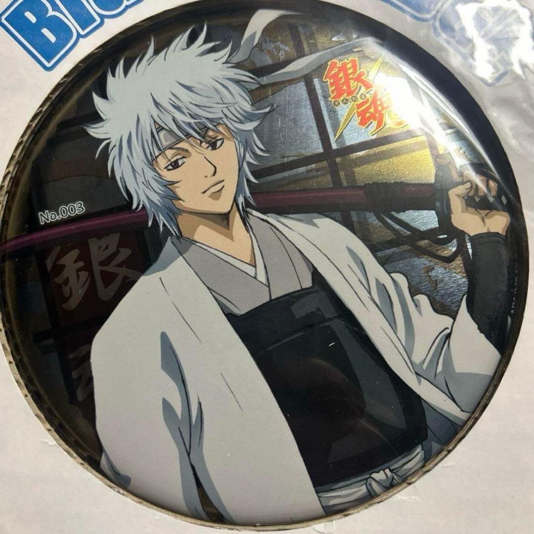 超激レア 銀魂 坂田銀時 攘夷志士 ビッグ缶バッジ 白夜叉 - メルカリ