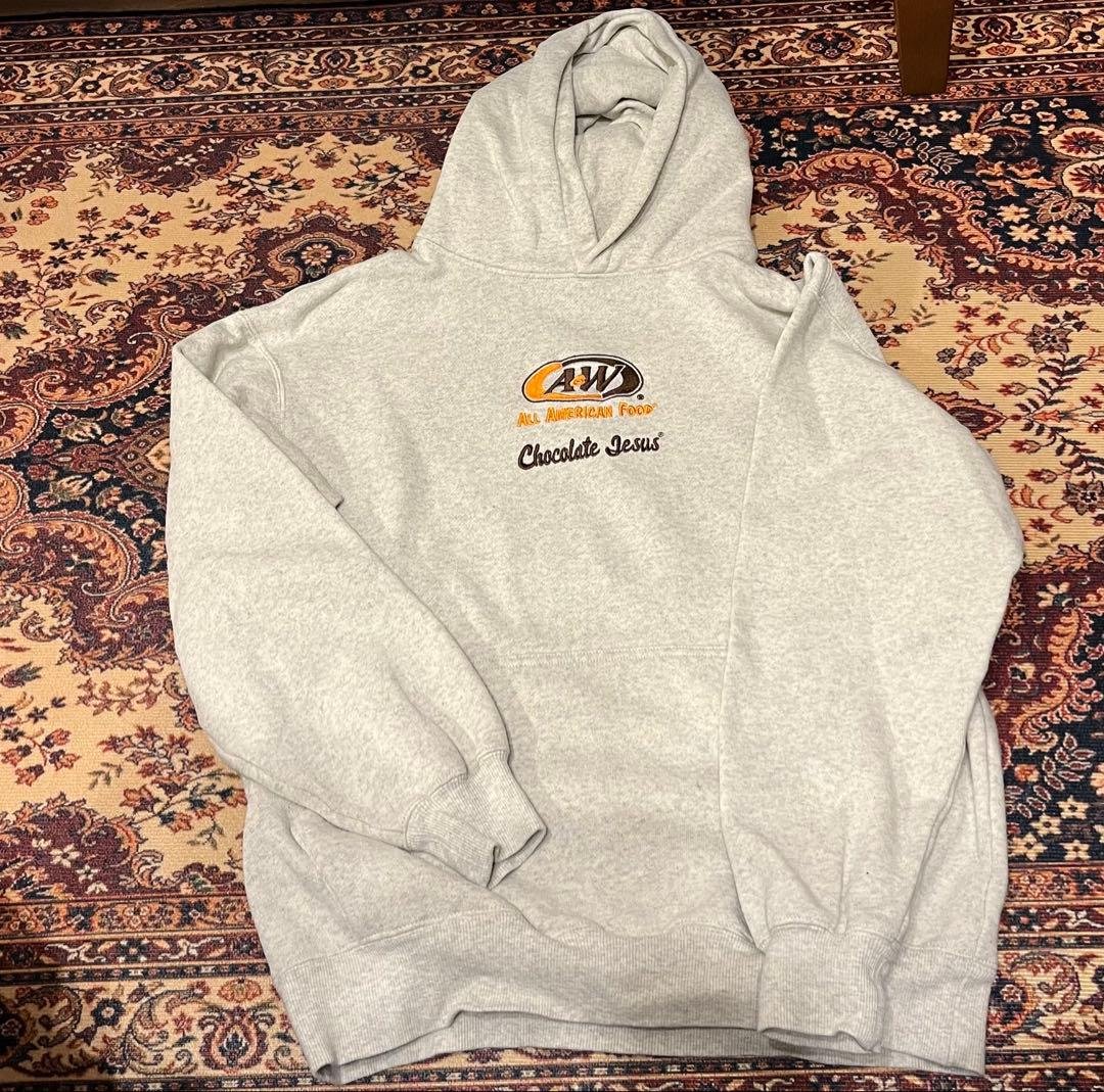 スケートボード A&W Chocolate Jesus AWCJ Logo EMB Hoodie スケートボード A&W Chocolate Jesus AWCJ Logo EMB Hoodie スケート